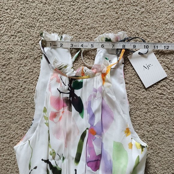 BNWT Aje Introspect High Neck Midi Dress - Size AU 4 / US 0 - Picture 10 of 14